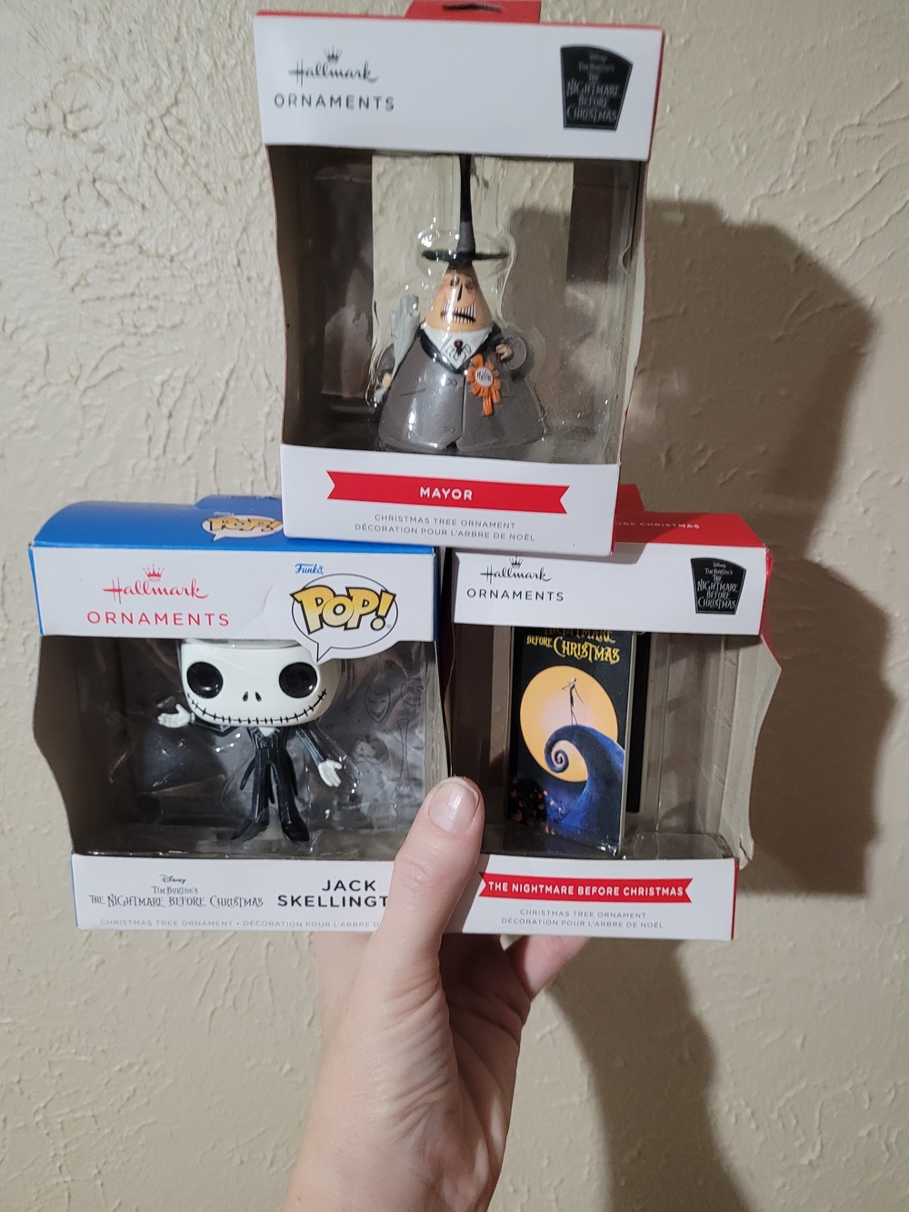 Hallmark The Nightmare Before Christmas Ornaments - Jack Skellington & Mayor